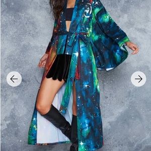 BlackMilk UNICORN MOON SWAN KIMONO - sold out